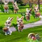 6 PCS Easter Bunny Decorations Outdoor - Large Easter Bunny Yard Signs